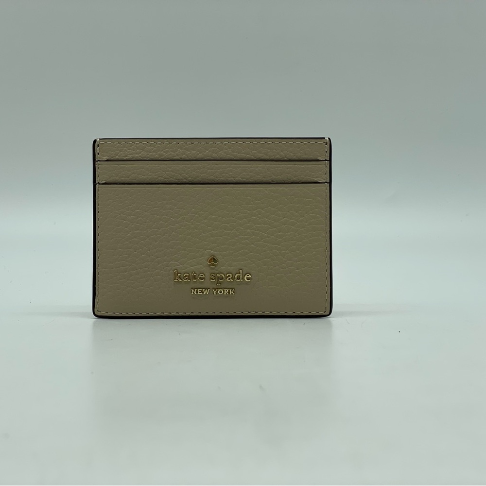 Kate Spade Juliette Small Slim Card Holder Beige NWT